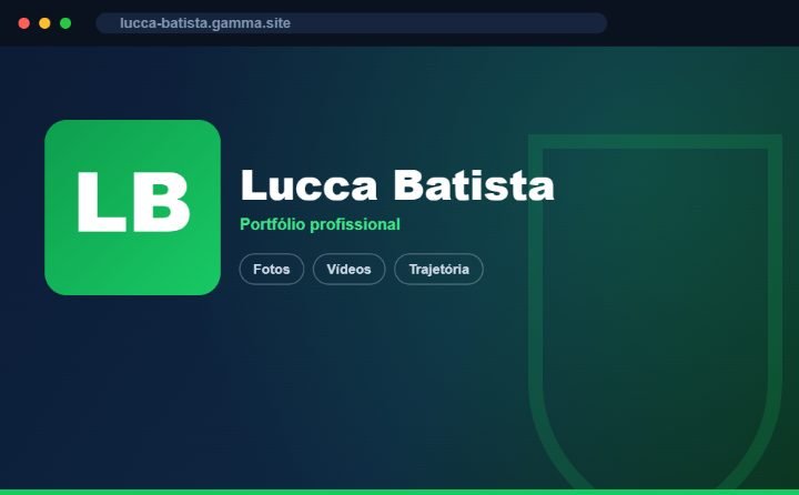 Portfólio de Lucca Batista